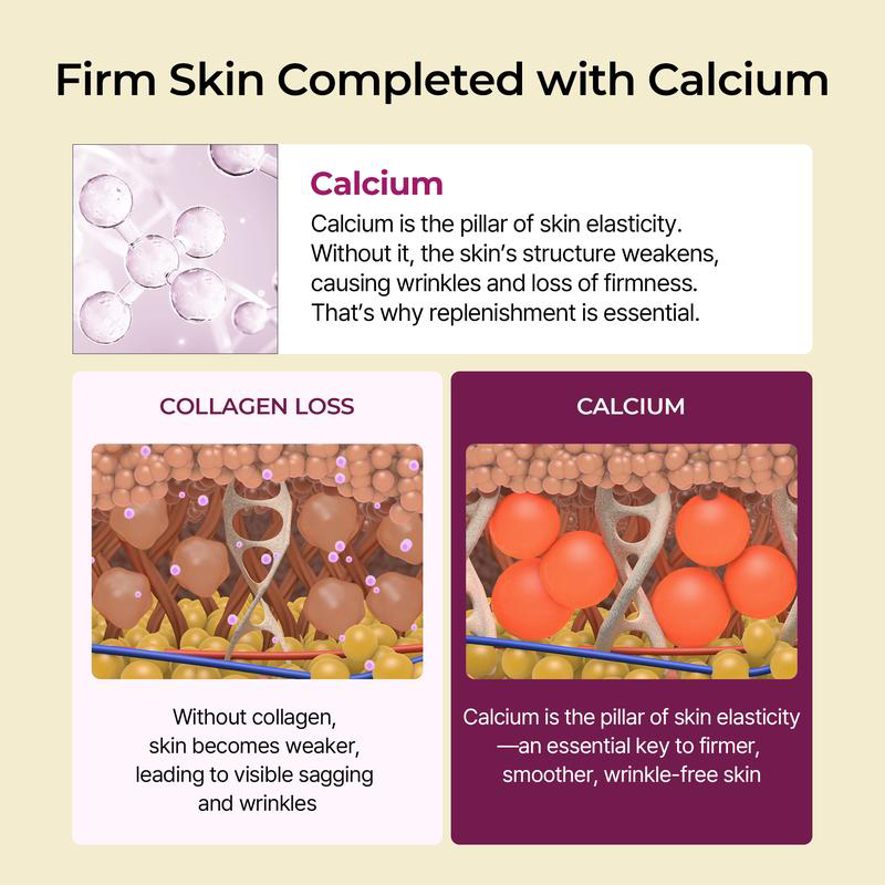 Calcium Volume Multi Balm+Eye Patch 60ea Korean Cosmetics with Collagen Extract Elasticity-