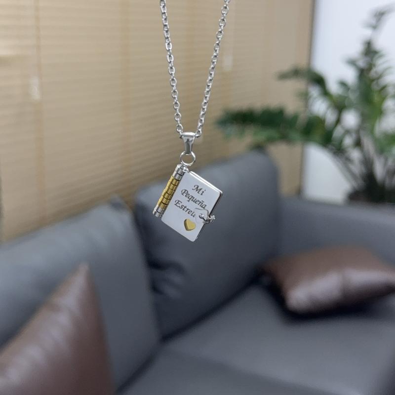 My Little Star Book Necklace for Daughter/Son – Meaningful Jewelry Gift for Birthday, Graduation, or Special Occasions