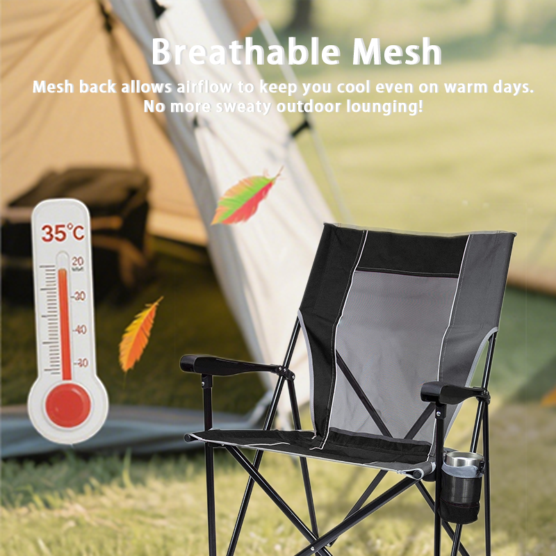 Outdoor XL Elite Portable Rocking Chair with Pocket