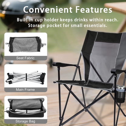 Outdoor XL Elite Portable Rocking Chair with Pocket