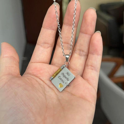My Little Star Book Necklace for Daughter/Son – Meaningful Jewelry Gift for Birthday, Graduation, or Special Occasions